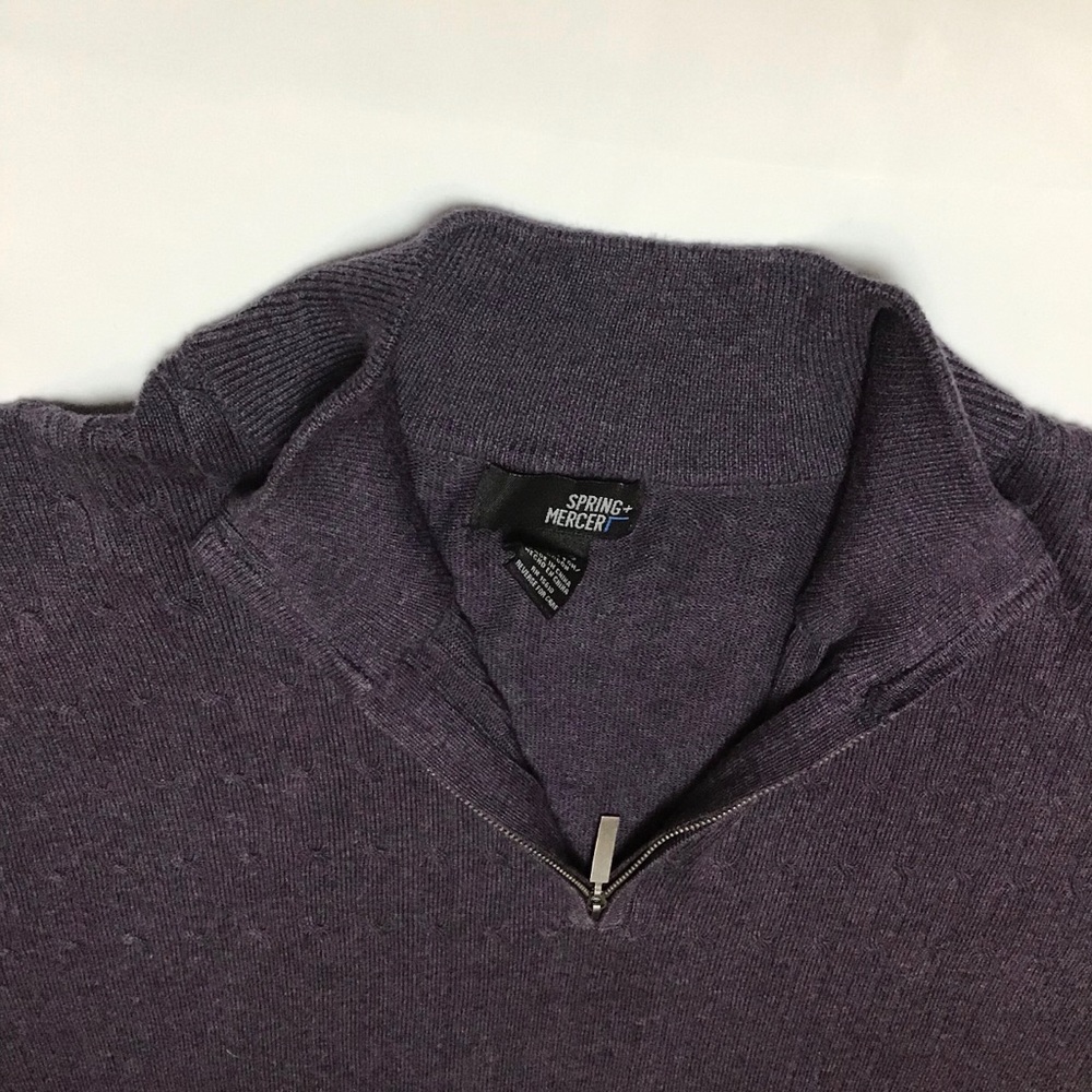 Eggplant Colored, Cotton Sweater